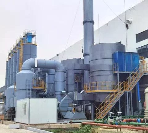 Asphalt Fume RTO Installation