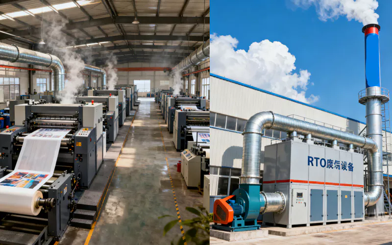 rto for Offset Printing Emission waste gas