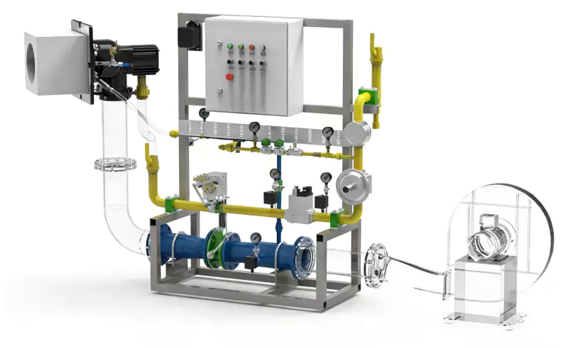 Low-Pressure Proportional Regulating Gas Burner