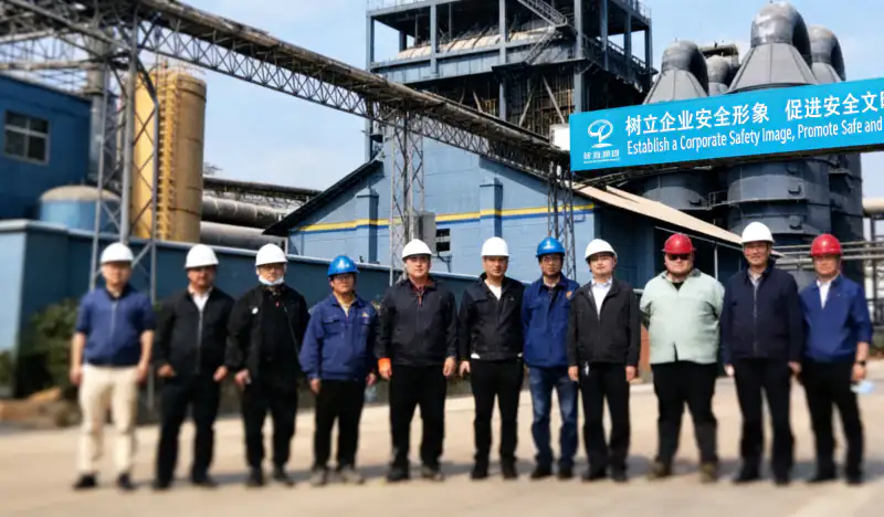 Flame Retardant Fine Chemical Manufacturing: Magnetic Energy Dewhite Emission Control Project Analysis Expert Acceptance Inspection Group Photo