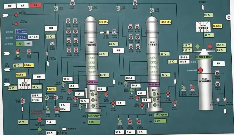 Operating Diagram of Graphitization Flue Gas Treatment System
